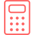 Financial calculators icon.